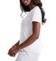 Women's Classic Crewneck Curved-Hem Tee for Women